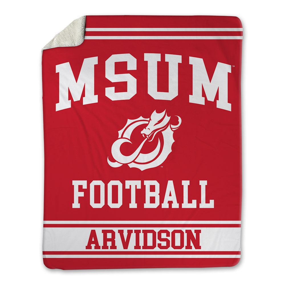MSUM - NCAA Football : Joey Arvidson - Blanket-0