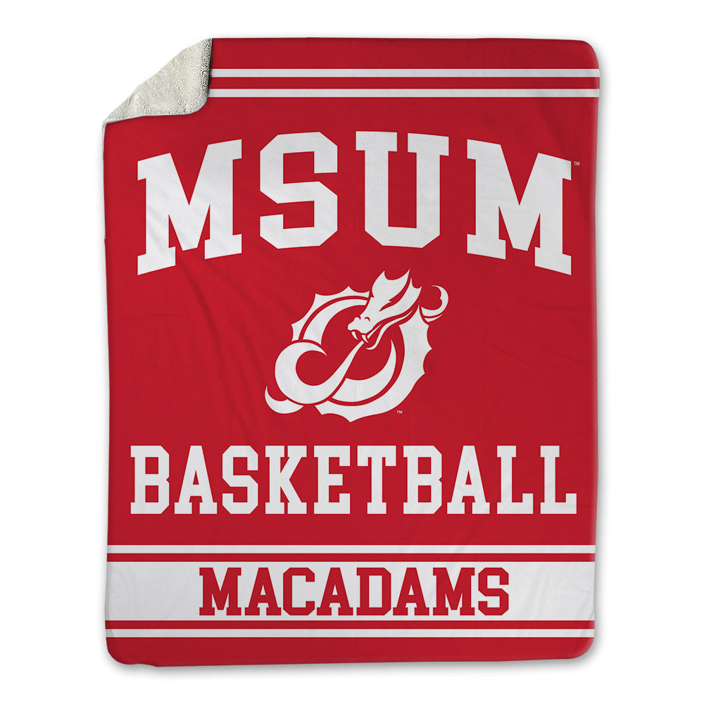 MSUM - NCAA Women's Basketball : Julia MacAdams - Blanket-0