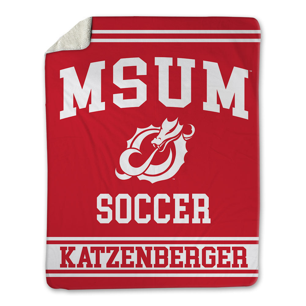 MSUM - NCAA Women's Soccer : Lauryn Katzenberger - Blanket-0