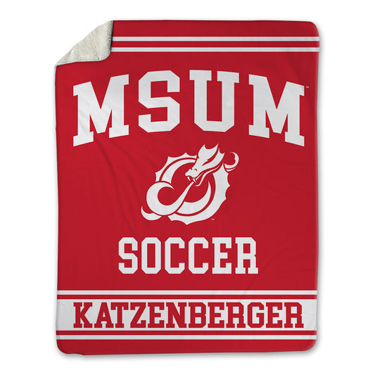MSUM - NCAA Women's Soccer : Lauryn Katzenberger - Blanket-0