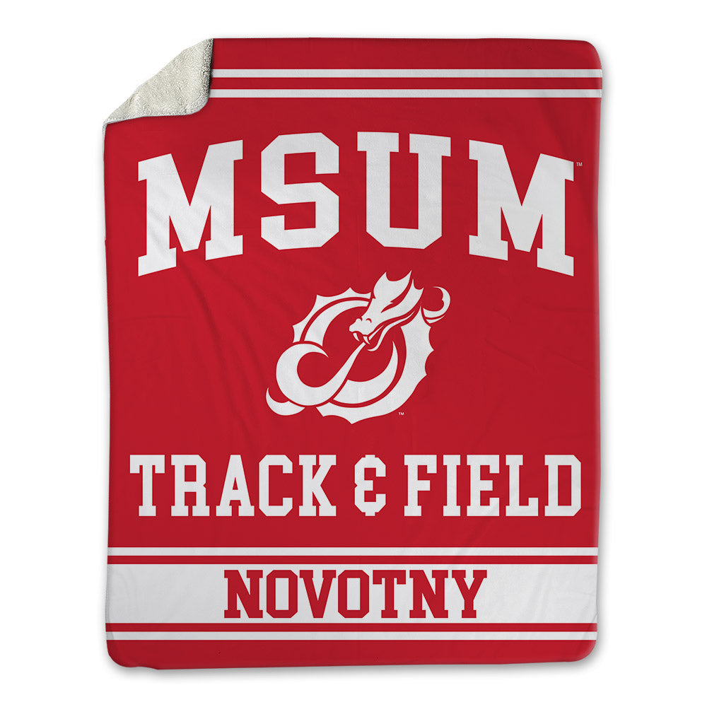MSUM - NCAA Men's Track & Field : Noah Novotny - Blanket-0