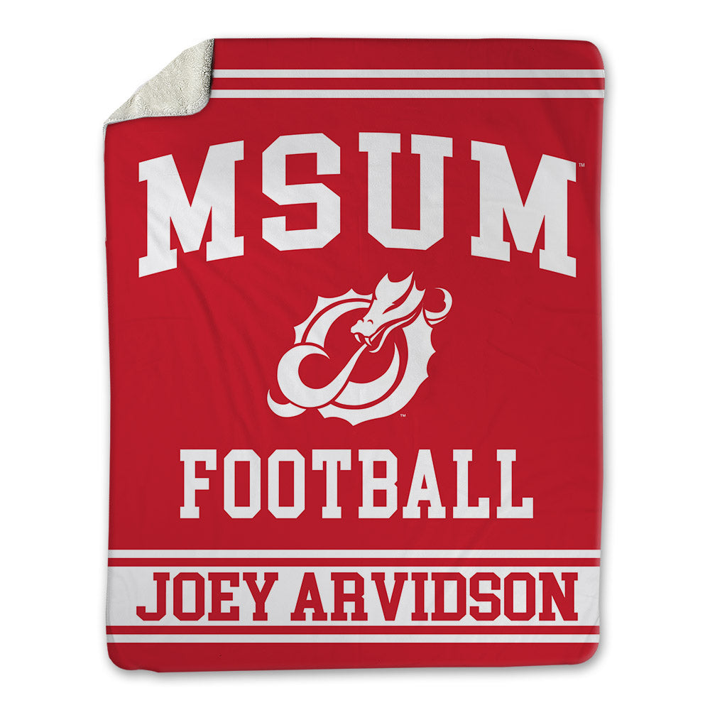 MSUM - NCAA Football : Joey Arvidson Joey Arvidson - Blanket-0