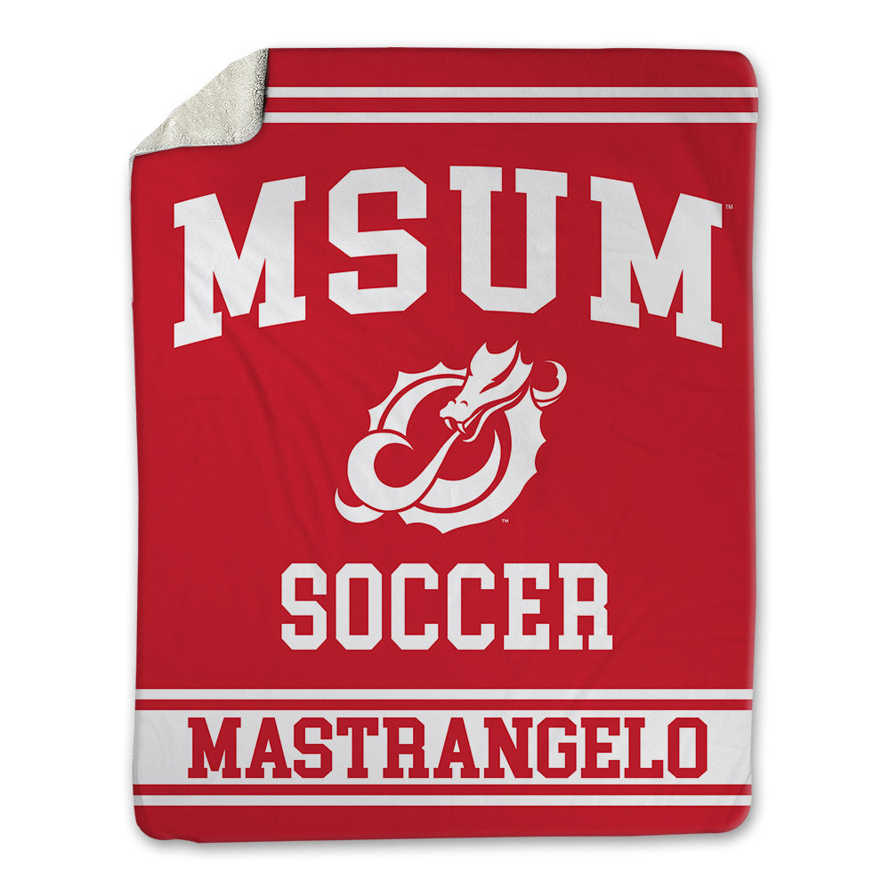 MSUM - NCAA Women's Soccer : allison mastrangelo - Blanket-0
