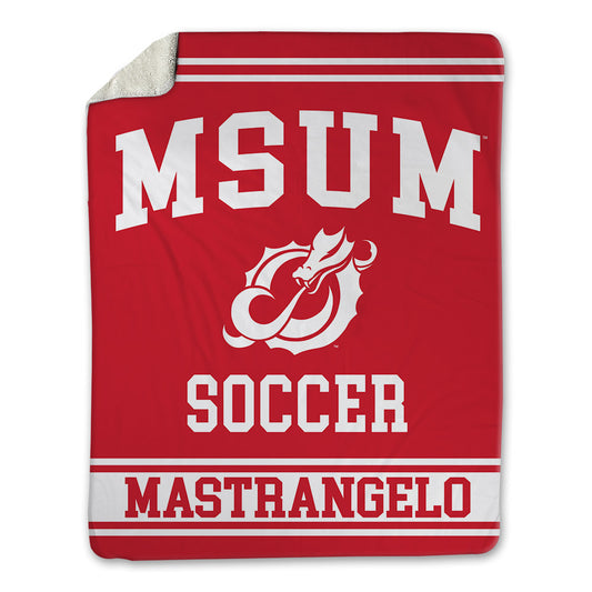 MSUM - NCAA Women's Soccer : allison mastrangelo - Blanket-0