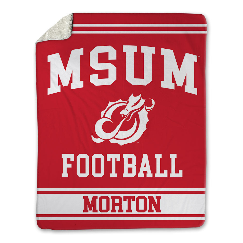 MSUM - NCAA Football : Dominic Morton - Blanket-0