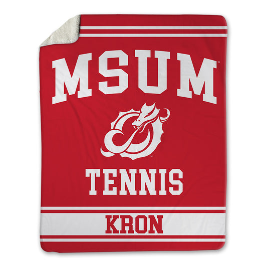 MSUM - NCAA Women's Tennis : Autumn Kron - Blanket-0
