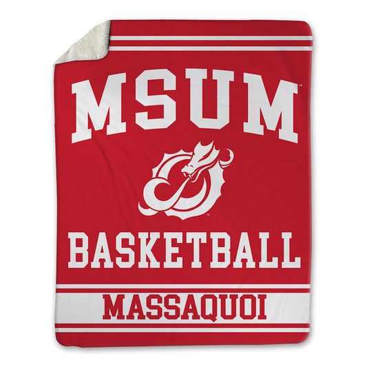 MSUM - NCAA Women's Basketball : Grace Massaquoi - Blanket-0