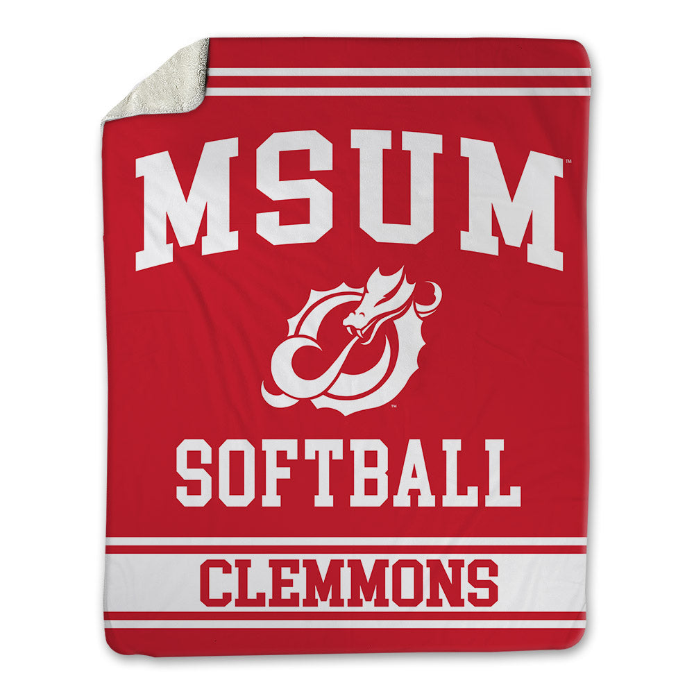 MSUM - NCAA Softball : Teagan Clemmons - Blanket-0