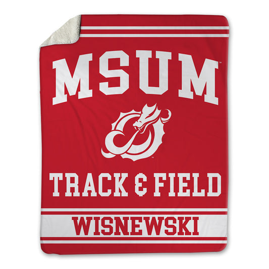 MSUM - NCAA Men's Track & Field : Frosty Wisnewski - Blanket-0