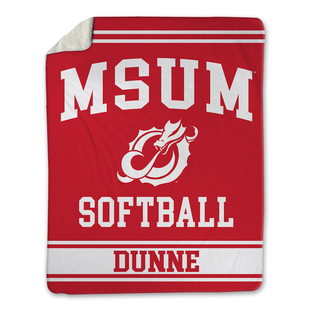 MSUM - NCAA Softball : Riley Dunne - Blanket-0