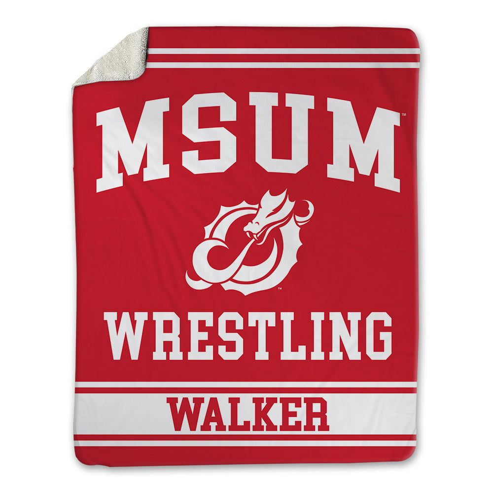MSUM - NCAA Wrestling : Landon Walker - Blanket-0