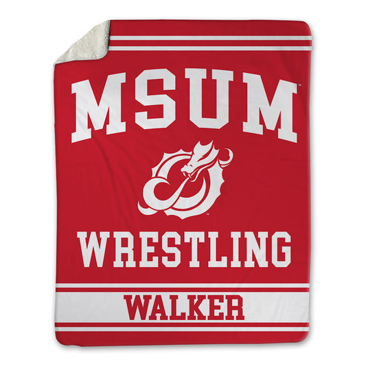 MSUM - NCAA Wrestling : Landon Walker - Blanket-0