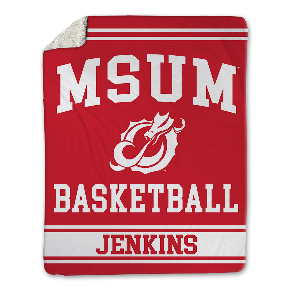 MSUM - NCAA Men's Basketball : Adam Jenkins - Blanket-0