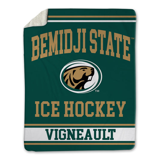 Bemidji State - NCAA Men's Ice Hockey : Benjamin Vigneault - Blanket-0