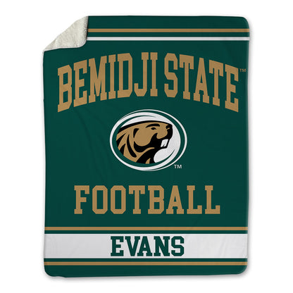 Bemidji State - NCAA Football : Demarco Evans - Blanket-1