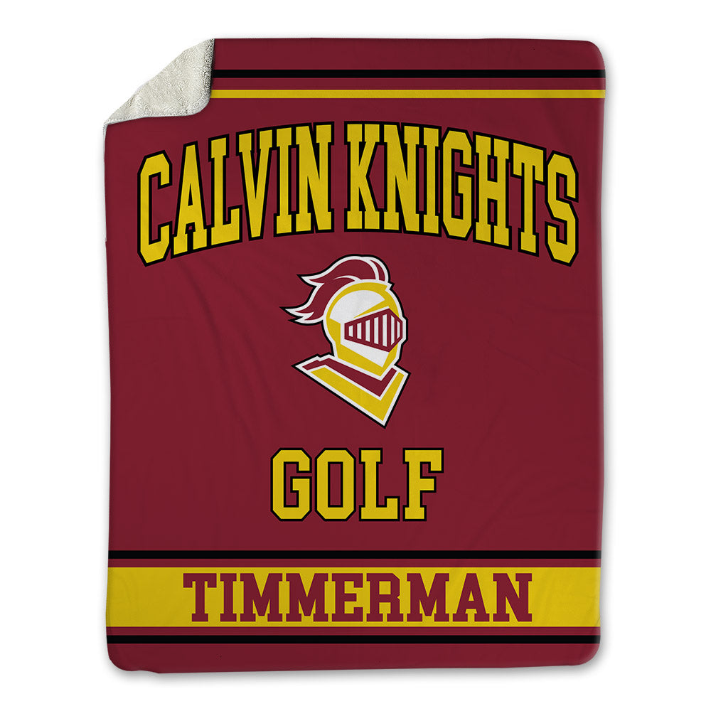 Calvin - NCAA Men's Golf : Eli Timmerman - Blanket-0
