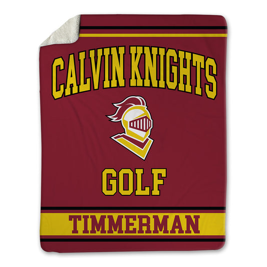 Calvin - NCAA Men's Golf : Eli Timmerman - Blanket-0
