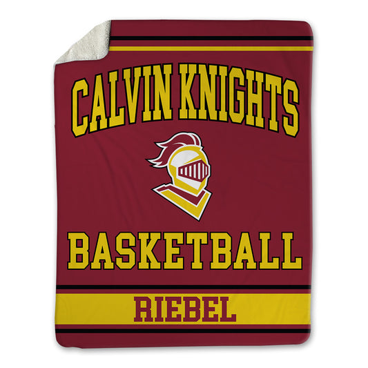 Calvin - NCAA Men's Basketball : Luke Riebel - Blanket-0