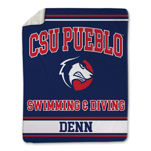 CSU Pueblo - NCAA Women's Swimming & Diving : Laci Denn - Blanket-0