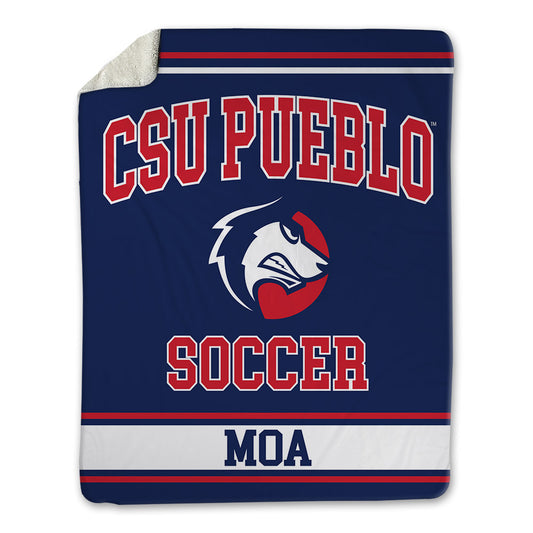 CSU Pueblo - NCAA Women's Soccer : Faith Moa - Blanket-0