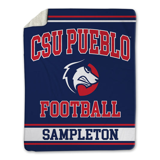 CSU Pueblo - NCAA Football : Jusiah Sampleton - Blanket-0