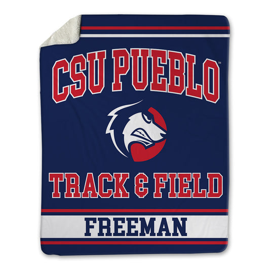 CSU Pueblo - NCAA Men's Track & Field : Xavier Freeman - Blanket-0