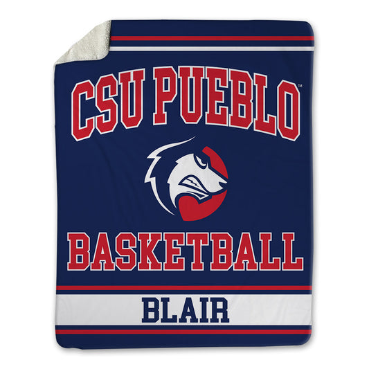 CSU Pueblo - NCAA Men's Basketball : Jordan Blair - Blanket-0