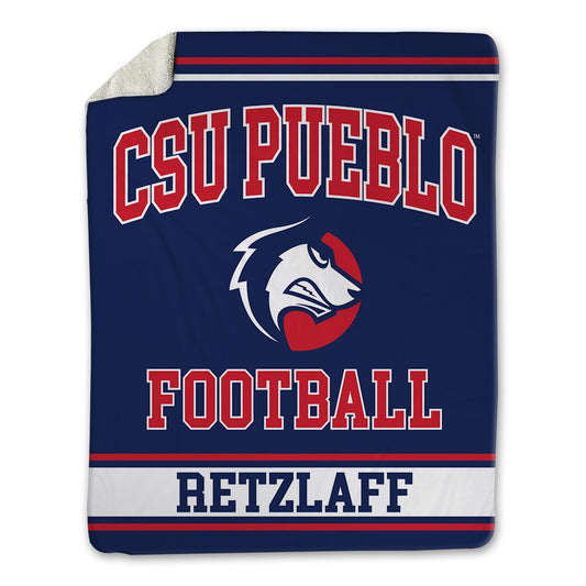 CSU Pueblo - NCAA Football : Reggie Retzlaff - Blanket-0