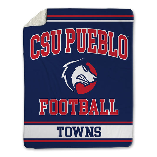 CSU Pueblo - NCAA Football : DeAundre Towns - Blanket-0