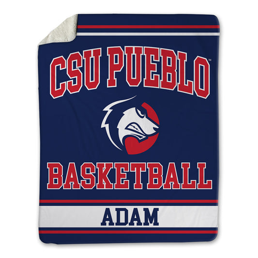 CSU Pueblo - NCAA Men's Basketball : Ty Adam - Blanket-0