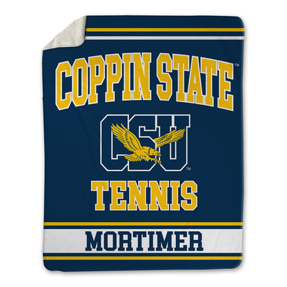 Coppin State - NCAA Men's Tennis : Dentry Mortimer - Blanket-1