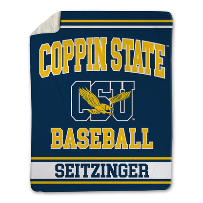 Coppin State - NCAA Baseball : Micah Seitzinger - Blanket-1