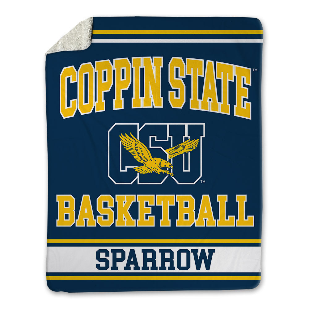 Coppin State - NCAA Men's Basketball : Camaren Sparrow - Blanket-0