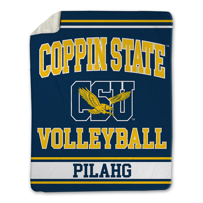 Coppin State - NCAA Women's Volleyball : Azul Pilahg - Blanket-0