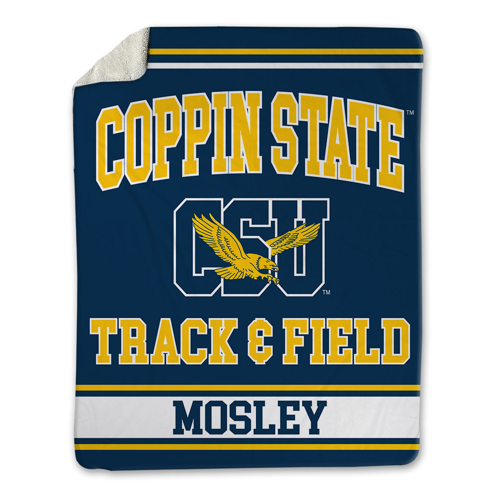 Coppin State - NCAA Men's Track & Field : Taylor Mosley - Blanket-1