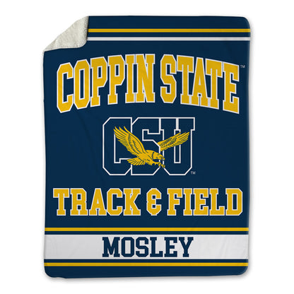 Coppin State - NCAA Men's Track & Field : Taylor Mosley - Blanket-1