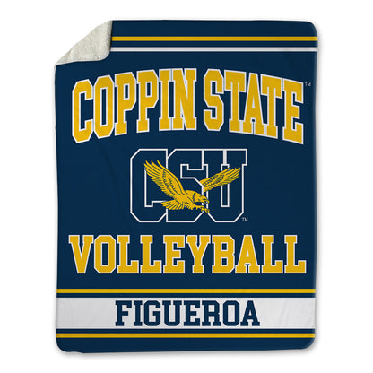 Coppin State - NCAA Women's Volleyball : Coral Figueroa - Blanket-1