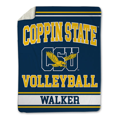 Coppin State - NCAA Women's Volleyball : Deviana Walker - Blanket-0