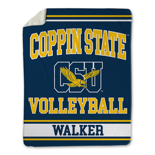 Coppin State - NCAA Women's Volleyball : Deviana Walker - Blanket-0