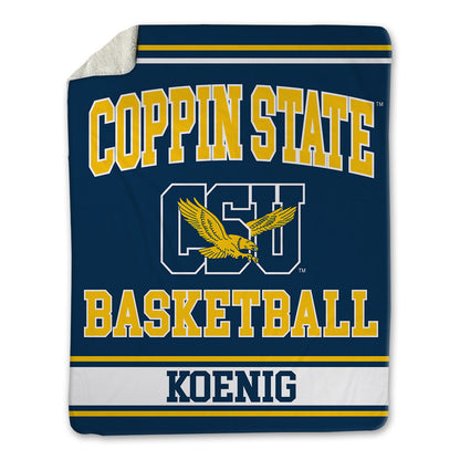 Coppin State - NCAA Men's Basketball : Tyler Koenig - Blanket-1