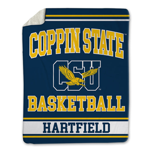 Coppin State - NCAA Women's Basketball : Jahcelyn Hartfield - Blanket-0