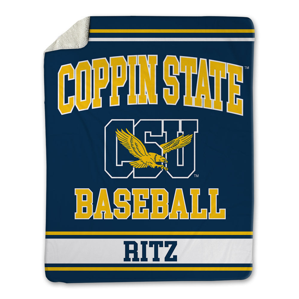 Coppin State - NCAA Baseball : Justin Ritz - Blanket-0