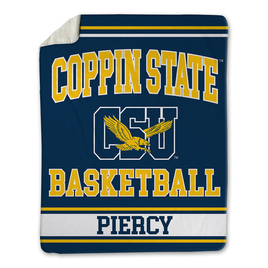 Coppin State - NCAA Men's Basketball : Jamari Piercy - Blanket-0