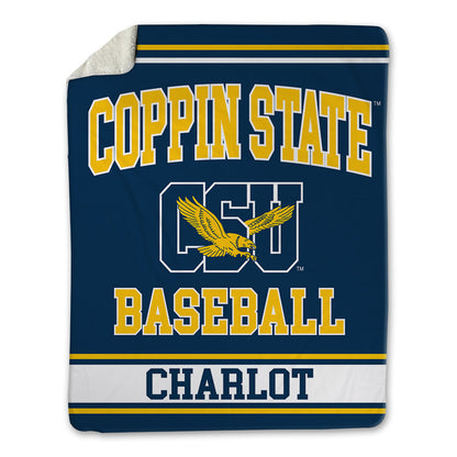 Coppin State - NCAA Baseball : Elijah Charlot - Blanket-1