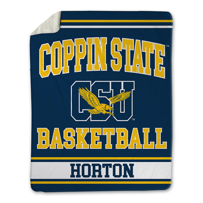 Coppin State - NCAA Men's Basketball : Khali Horton - Blanket-1