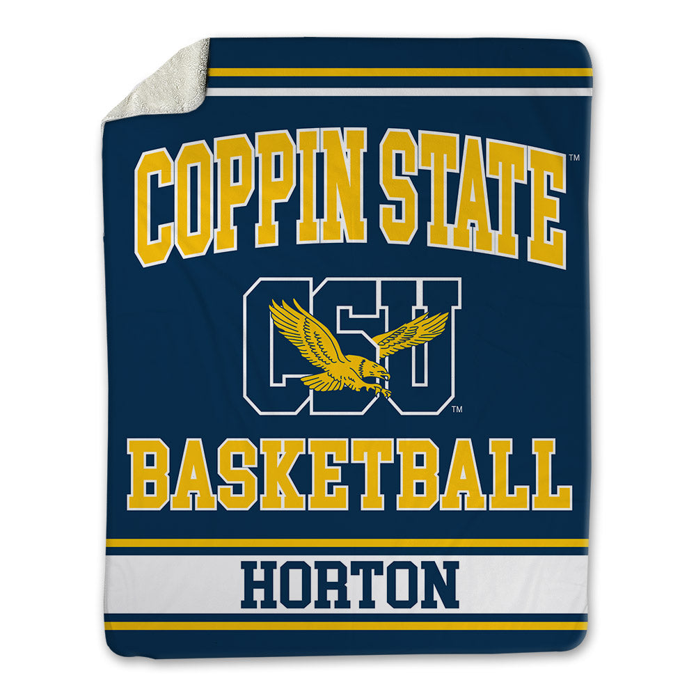 Coppin State - NCAA Men's Basketball : Khali Horton - Blanket-0