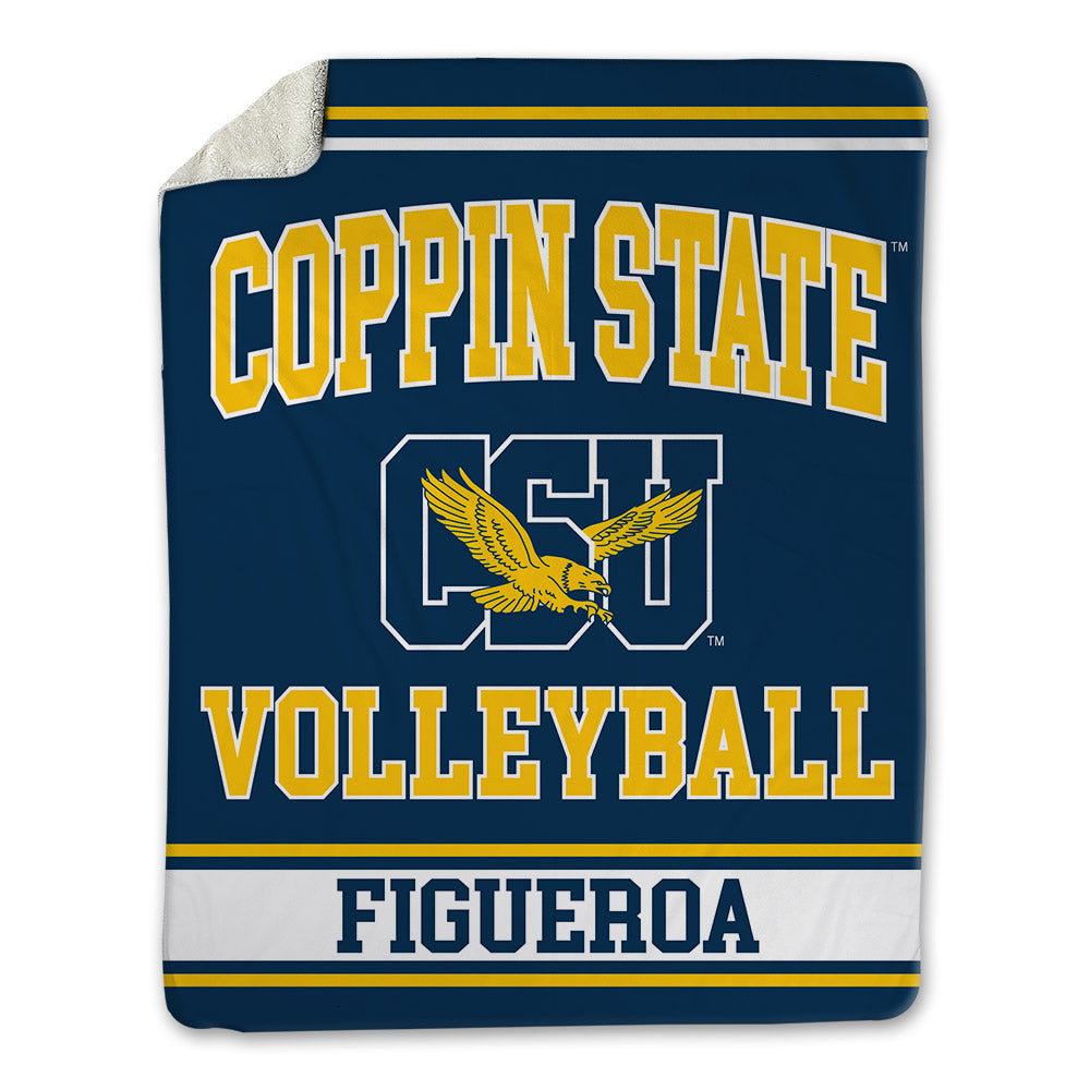 Coppin State - NCAA Women's Volleyball : Coral Figueroa - Blanket-0