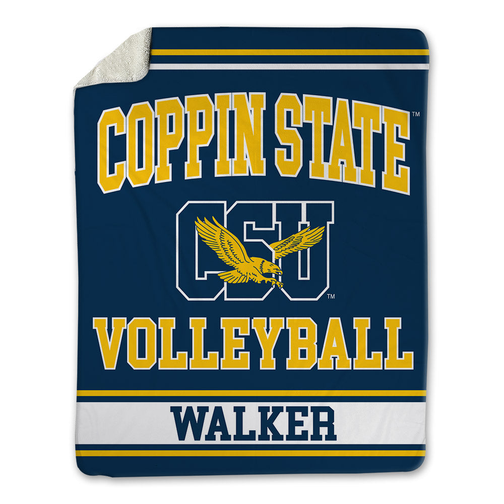 Coppin State - NCAA Women's Volleyball : Deviana Walker - Blanket-1