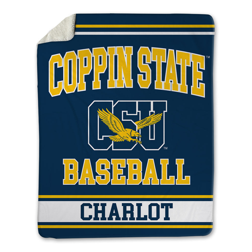 Coppin State - NCAA Baseball : Elijah Charlot - Blanket-0