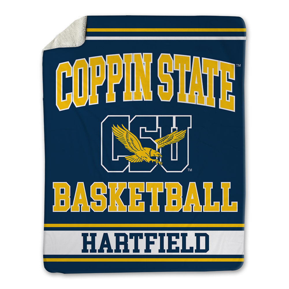 Coppin State - NCAA Women's Basketball : Jahcelyn Hartfield - Blanket-1